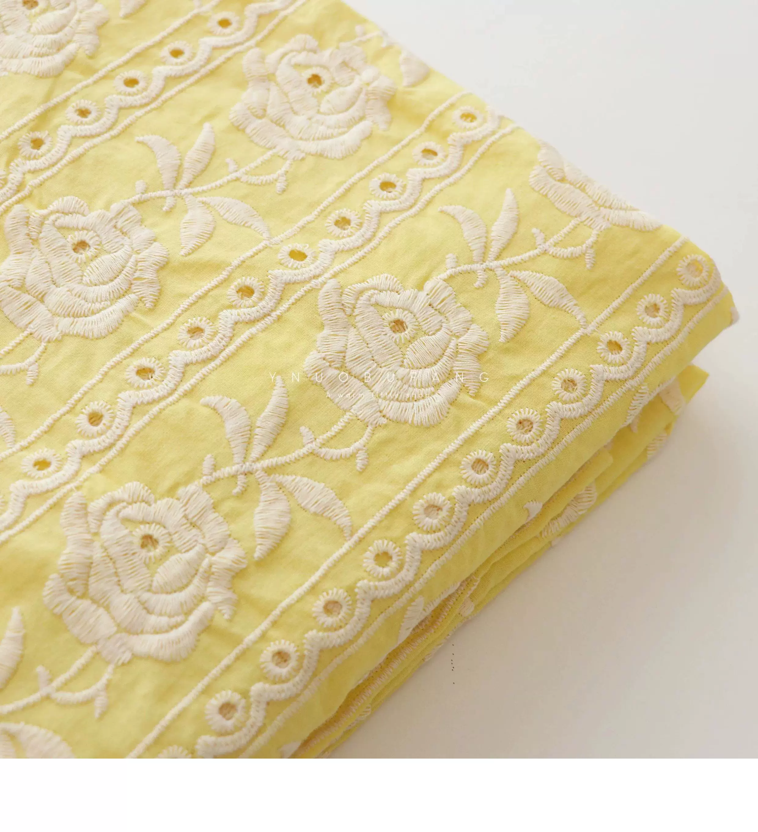100% bawełna, żółta koronkowa  – Embroidery Yellow Dress recenzja i cena