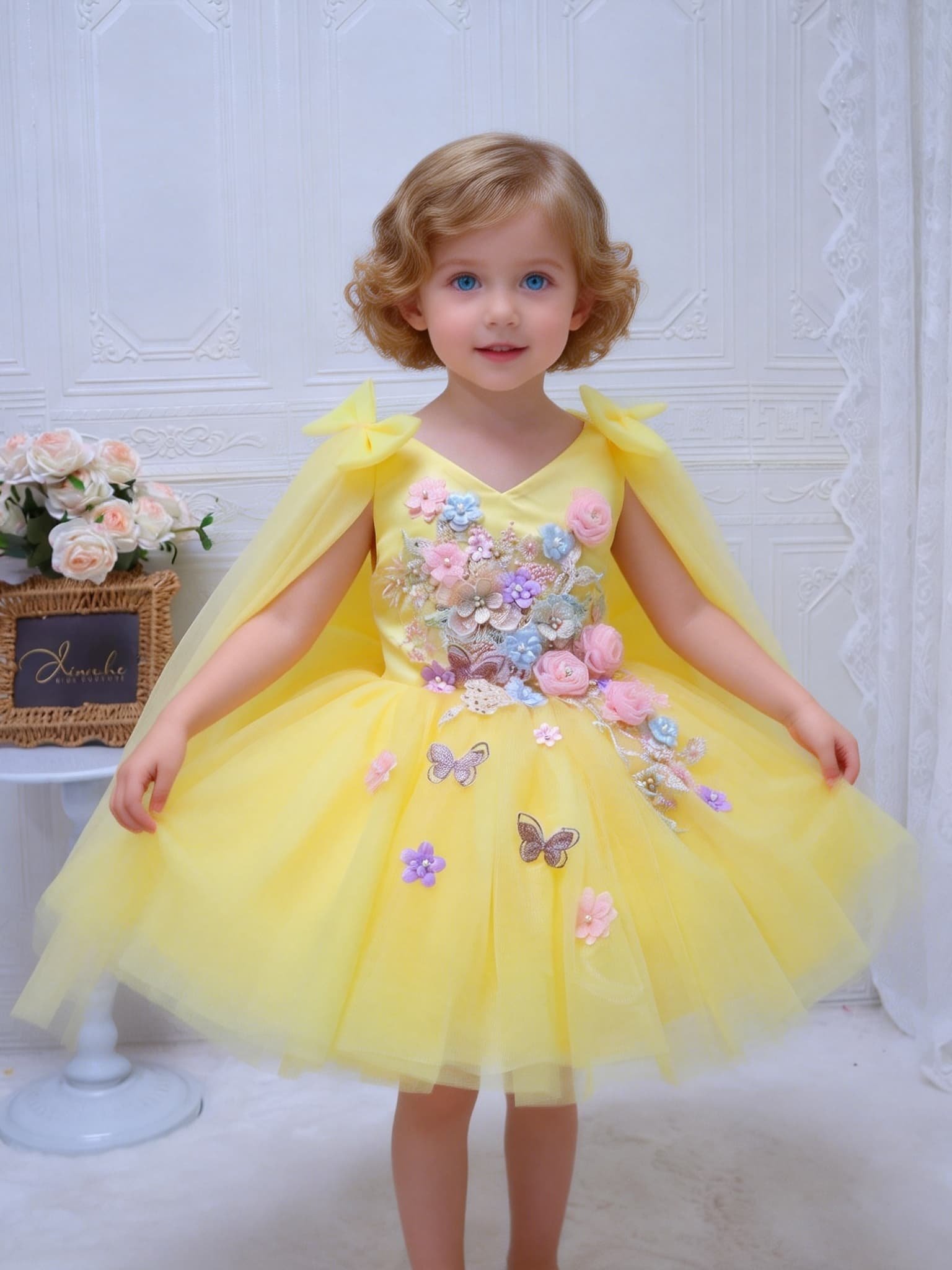 Sukienka luksusowa na zamówien – Embroidery Yellow Dress recenzja i cena