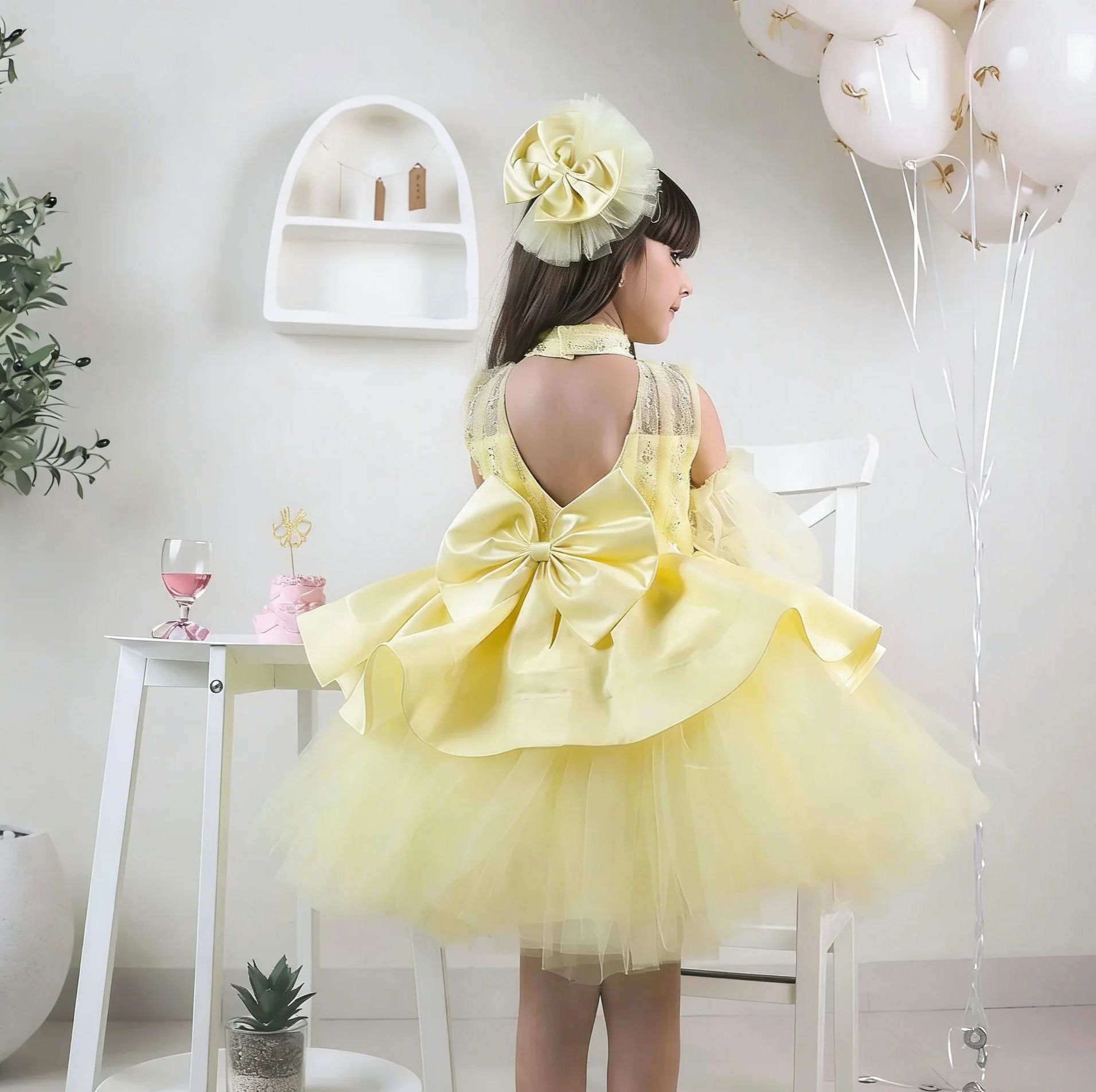 Żółte sukienki dla dziewczynek – Embroidery Yellow Dress recenzja i cena