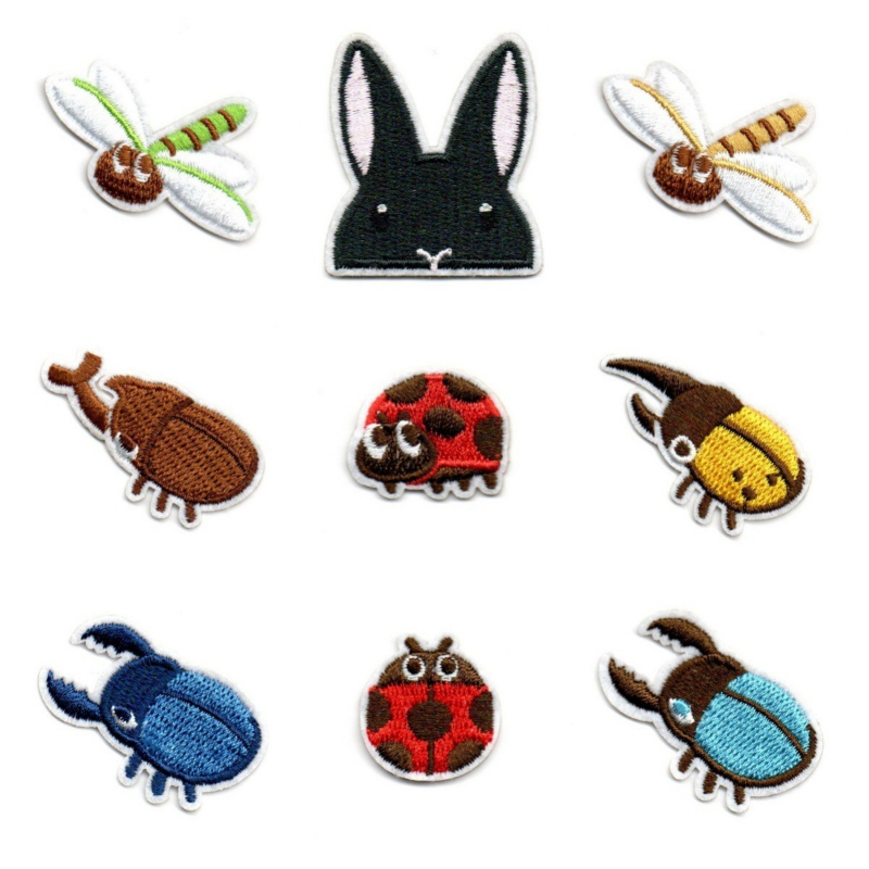 50 sztuk/partia Naszywka hafto – Embroidery Lady Bug recenzja i cena